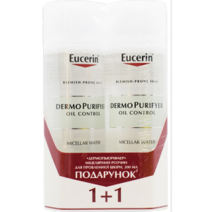Набор Eucerin Dermo Purifyer мицеллярный 2x200 мл