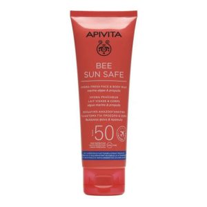 Молочко Apivita Bee Sun Safe для лица и тела солнцезащитное SPF50 100 мл