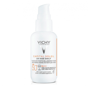 Флюид Vichy Capital Soleil солнцезащитный с тонирующим эффектом против признаков фотостарения для кожи лица SPF50+ 40 мл