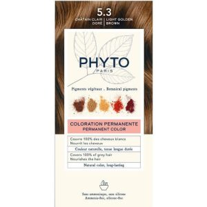 Крем-краска для волос Phyto Phytocolor Тон 5.3 (светлый шатен золотистый)