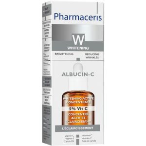 Концентрат Pharmaceris W Albucin-C отбеливающий активный 5% с витамином С 30 мл