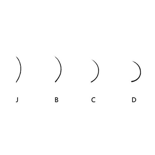 NAGARAKU, Ресницы на ленте Natural Mink, 8/0,07 мм, C-изгиб — изображение 2