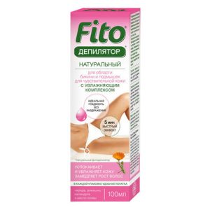 Fito, Фитодепилятор «Натуральный», увлажняющий комплекс, 100 мл