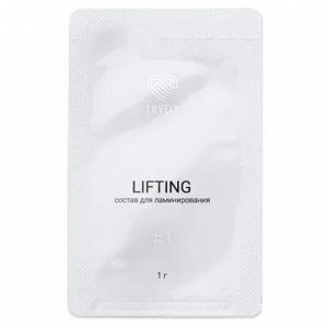 Lovely, Состав для ламинирования №1 Lifting, в саше, 1 г