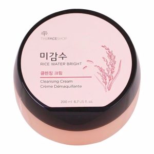 THE FACE SHOP RICE WATER BRIGHT CLEANSING CREAM (200ml), Очищающий крем для лица (200мл)
