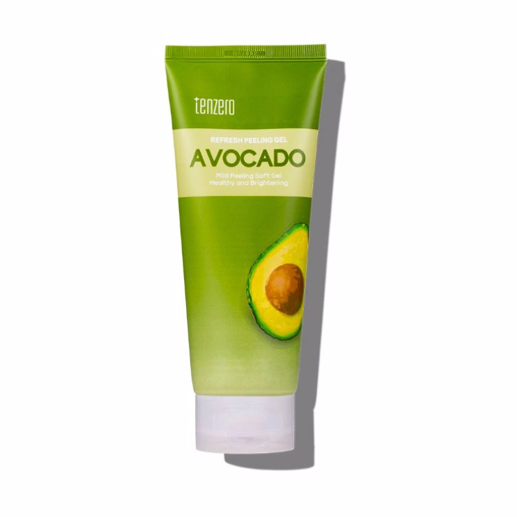 TENZERO REFRESH PEELING GEL AVOCADO (180ml), Пилинг-гель для лица с экстрактом авокадо (180мл)