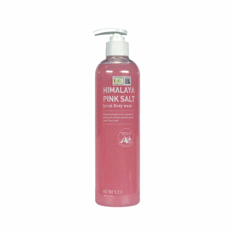 BEBECO HIMALAYA PINK SALT SCRUB BODY WASH 500ml, Скраб для тела с гималайской солью