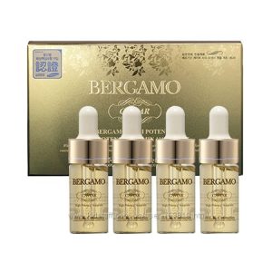 BERGAMO CAVIAR HIGH POTENCY  HIGH POTENCY VITAMIN AMPOULE SET (13ml x 4ea), Набор ампульных сывороток с экстрактом черной икры (13мл x 4шт)