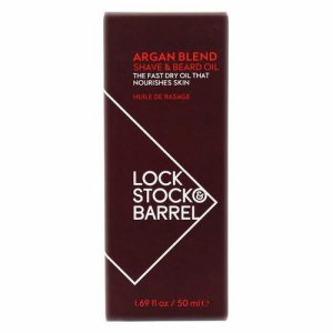 LOCK STOCK & BARREL, Универсальное аргановое масло для бритья и ухода за бородой 50 мл