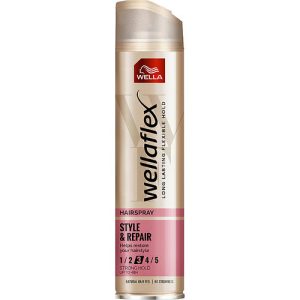Wella Wellaflex Лак для волос "Укладка и восстановление" сильной фиксации