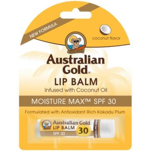 Australian Gold Lip Balm Infused With Coconut Oil SPF 30, Бальзам для губ "Кокос"