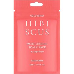 Rated Green Cold Brew Hibiscus Moisturizing Scalp Pack, Увлажняющая маска для кожи головы с соком гибискуса