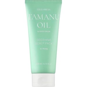 Rated Green Cold Press Tamanu Oil Soothing Scalp Pack (туба), Успокаивающая маска для кожи головы с маслом таману и черной смородиной