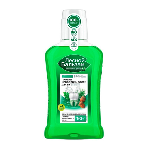 Ополаскиватель для десен и зубов ЛЕСНОЙ БАЛЬЗАМ с пихтой, 250мл