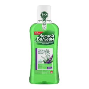 Ополаскиватель для десен и зубов ЛЕСНОЙ БАЛЬЗАМ кедровые орехи и шалфей, 400мл