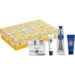 Набор - L'Occitane Shea Butter (cr/50ml + lip/balm/12ml + h/cr/75ml + b/cr/20ml)