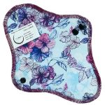Soft Moon Ultra Comfort Regular, Многоразовая ежедневная прокладка с хлопком, фуксия с цветами