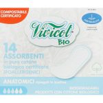 Vivicot Bio Anatomic Pads, Гигиенические ежедневные прокладки, 14шт