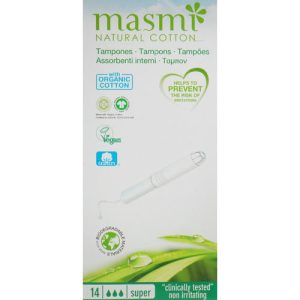 Masmi Super, Тампоны органические с аппликатором, 14шт