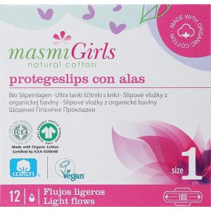 Masmi, Прокладки ультратонкие гигиенические для подростков Girl, 12 шт