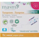 Masmi Super Plus, Тампоны органические без аппликатора, 15шт