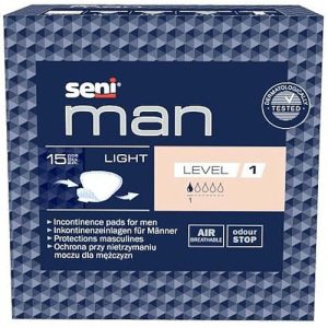 Seni, Урологические прокладки для мужчин Man Light Level 1, 15 шт.