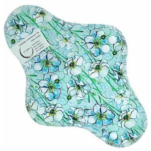 Soft Moon Ultra Comfort Maxi, Многоразовая ежедневная прокладка с хлопком, салатовый пион