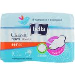 Bella, Прокладки Classic Nova Comfort Drainette, 10шт