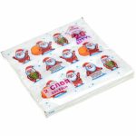 Салфетки Лилия 33*33 20шт 2-сл Весёлый Санта