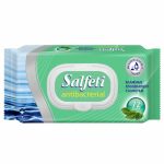 Салфетки влажные Salfeti антибактериальные 72 шт с пластиковым клапаном