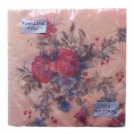 Салфетки бумажные New Line Садовые розы 20 шт 33х33 см