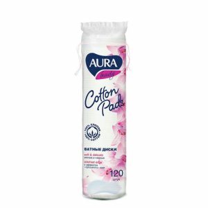 Ватные диски 120 шт Aura