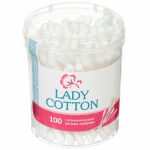 Ватные палочки 100 шт стакан Lady Cotton