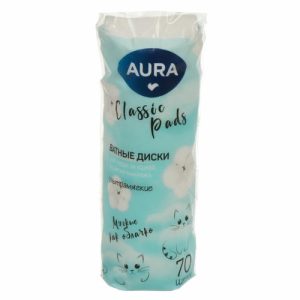Ватные диски 70 шт Aura