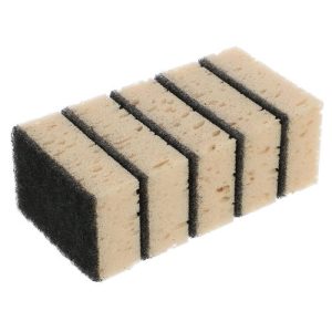 Набор губок для мытья посуды Лёгкая уборка, 5 шт, 9,5x6,5x3,6 см