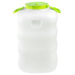 Бак-бочка пластмассовый 80л, 40х40х66см, с крышкой, с ручками