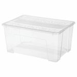 Ящик универсальный "Tex-Box" 48л 57х38х27,2см (бесцветный) пластик Econova