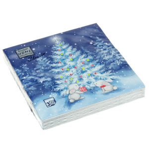 Салфетки 20л, Bouquet Home Collection Classic, 3хсл., "В новогоднюю ночь"