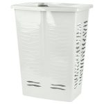 Корзина для белья Keeplex Regular с откидной крышкой 42л 39,8х29,9х53,7см белое облако