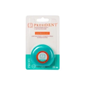 Межзубный флосс President Ultra-Flat ультраплоский