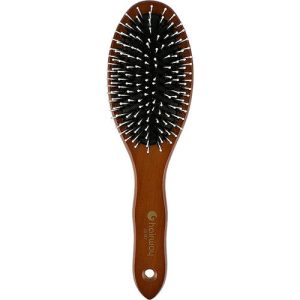 Hairway, Щетка массажная овальная, подушка черная, щетина "Дикобраз"