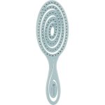 Hairway ECO Wheat, Щетка для волос массажная, 8-рядная, овальная, голубая