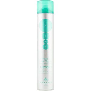 Kallos Cosmetics Hair Spray Extra Strong Hold With Keratin and vapour repelling effect, Лак-спрей для волос экстрасильной фиксации с кератином и протеинами шелка
