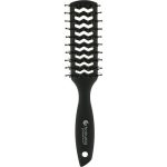 Hairway, Щетка для волос, туннельная, двусторонняя на карбоновой основе