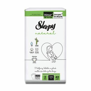 Детские подгузники Sleepy Natural №2, 42 шт.