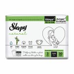 Детские подгузники Sleepy Natural №3, 30 шт.
