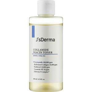 J’sDerma Collamide Niacin Toner, Тонер для комплексного увлажнения с керамидами и коллагеном