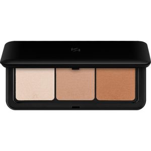 Kiko Milano Contour Obsession, Палетка для лица с 2 моделирующими пудрами и 1 хайлайтером
