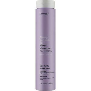 Erayba ABH Silver No-Yellow Shampoo, Шампунь антижелтый для седых и осветленных волос