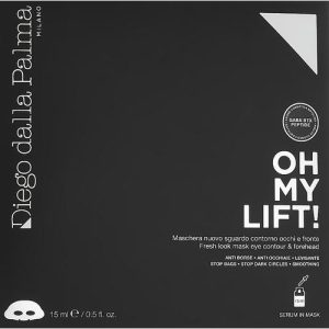 Diego Dalla Palma Oh My Lift Fresh Look Mask Eye Contour & Forehead, Антивозрастная лифтинговая маска от морщин на лбу и области вокруг глаз